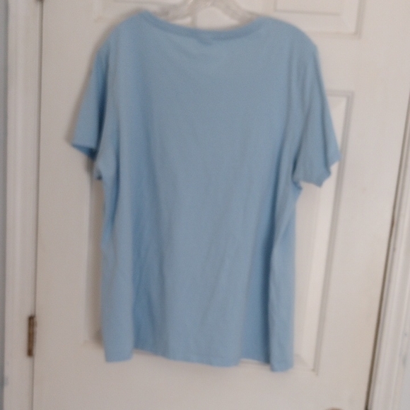 Disney Light Blue Short Sleeve Tee with Character Print - Picture 3 of 3